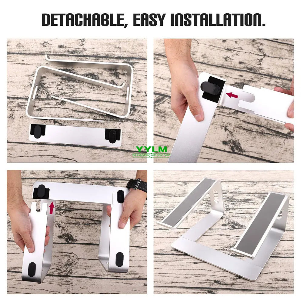 Soporte Ergonómico Portátil Nuvox: Invisible Alum