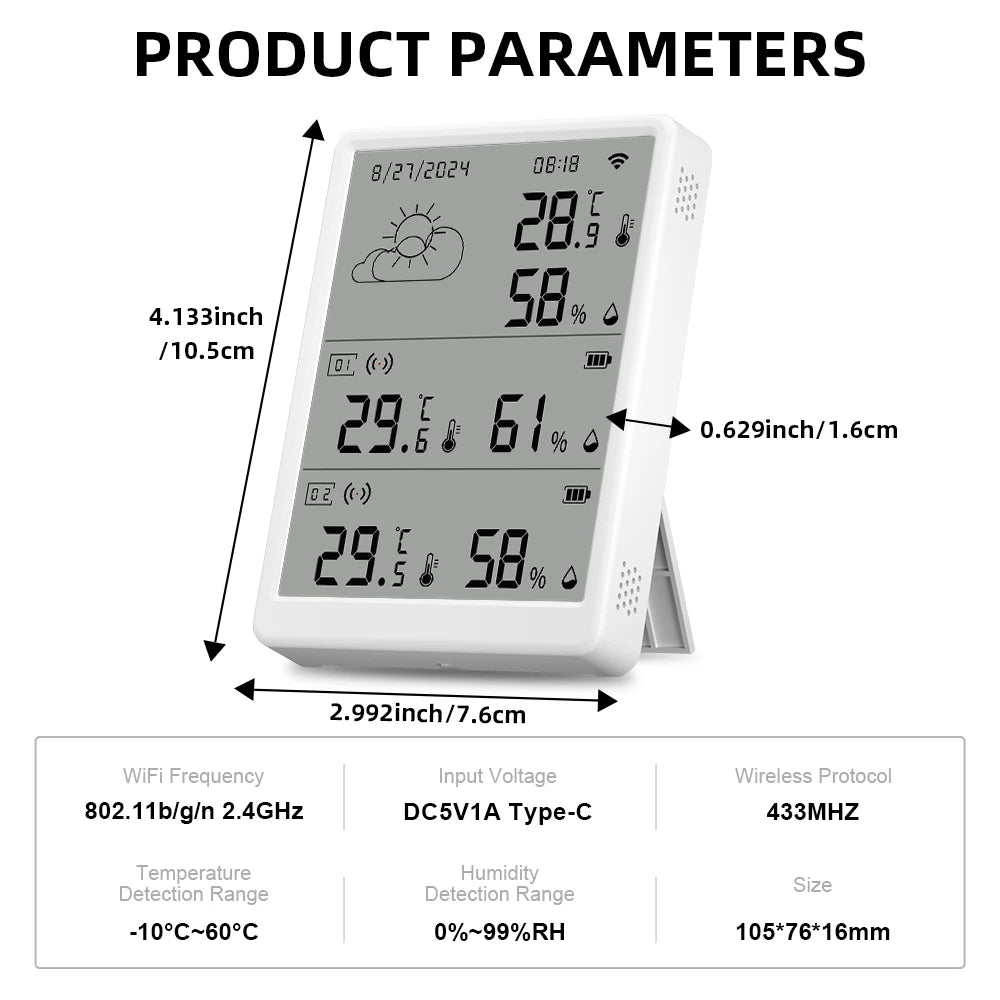 Monitor de Clima Inteligente Nuvox