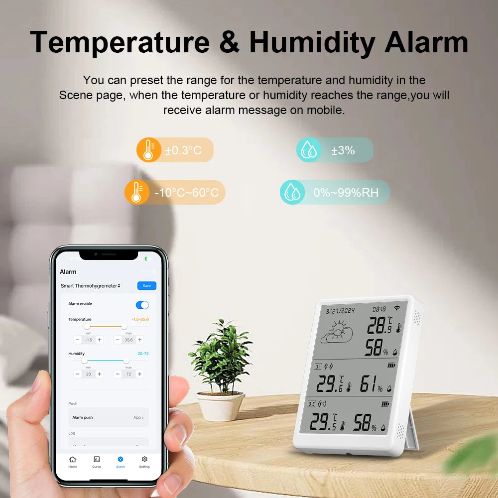 Monitor de Clima Inteligente Nuvox