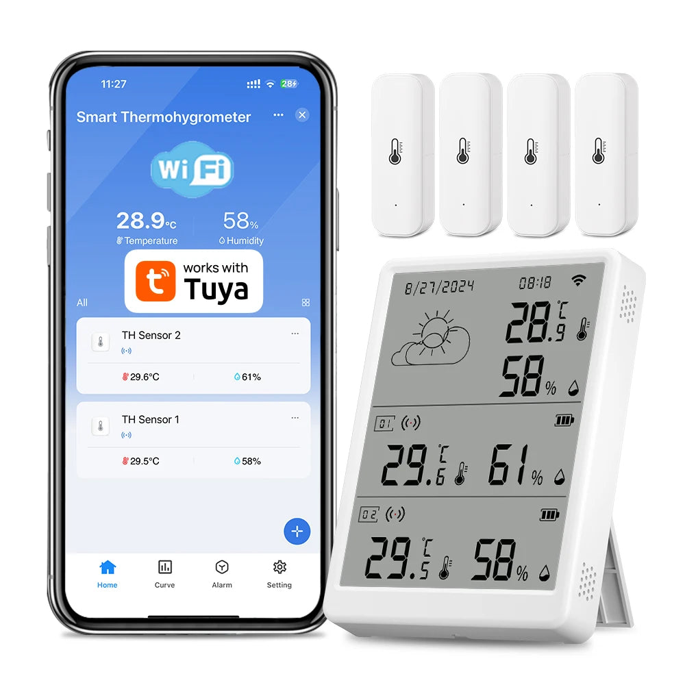 Monitor de Clima Inteligente Nuvox