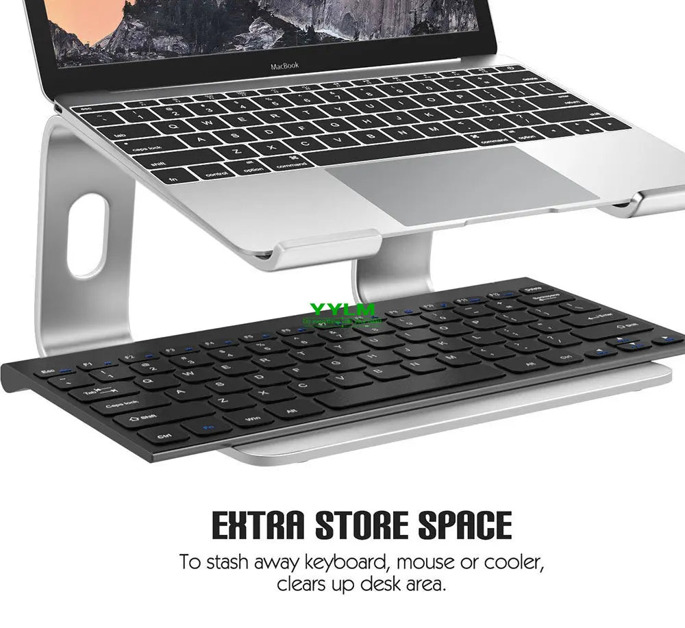 Soporte Ergonómico Portátil Nuvox: Invisible Alum