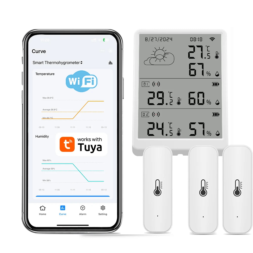 Monitor de Clima Inteligente Nuvox